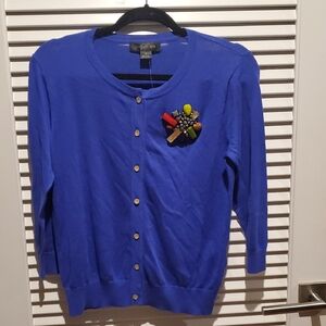 August Silk Royal Blue Knitwear
